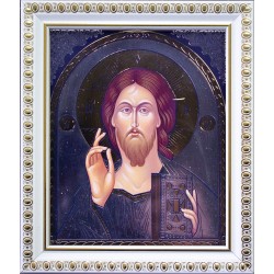 Спаситель белая рамка 11х13...