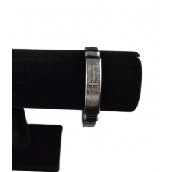 Браслет черный кожаный....